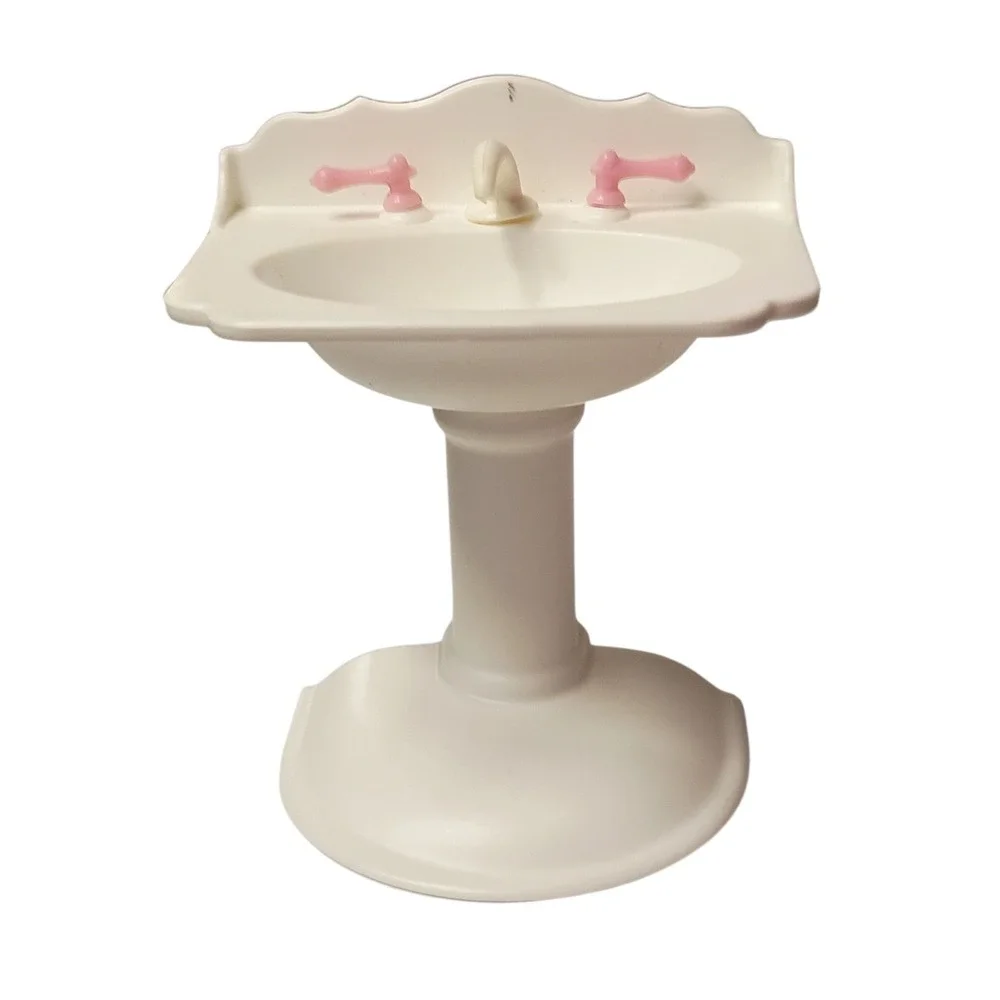 1996 Mattel Barbie Kelly Bathroom‎ Sink Dollhouse Furniture Accessory Piece